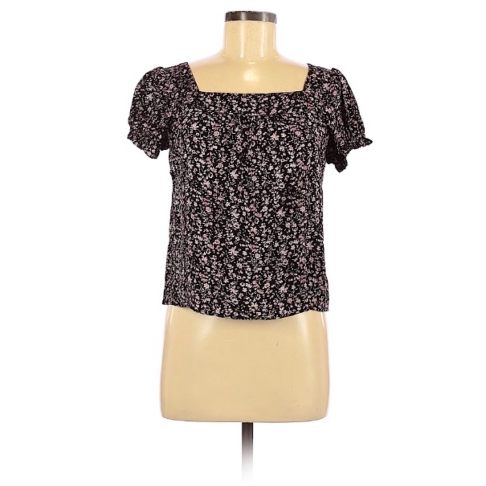Floral Short Sleeve Blouse